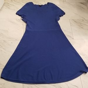 Blue Talbots a-line dress